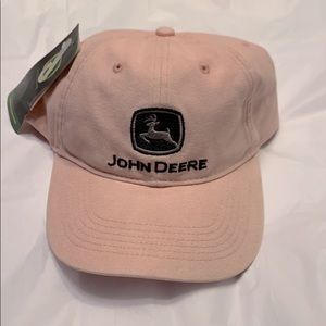 John Deere ladies soft pink cap